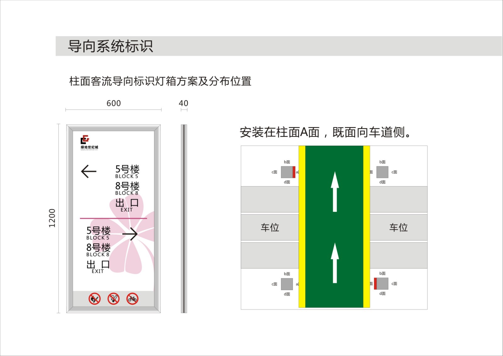 安阳停车场车位尺寸,标准车位尺寸,子母车位尺寸