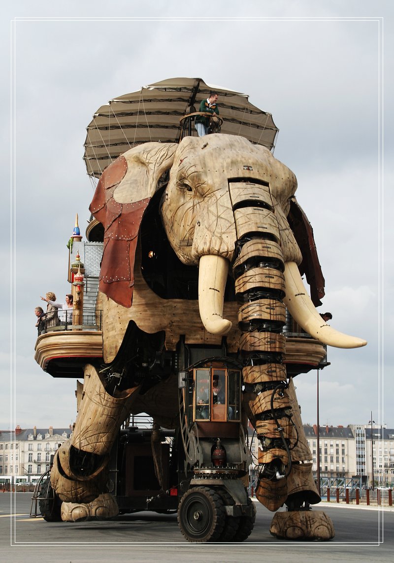 河北机械大象巡展案例,大型商业巡游设备机械大象出租