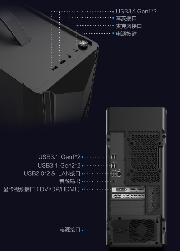 联想新款刃7000主机开售:i7-9700f gtx 1660 super