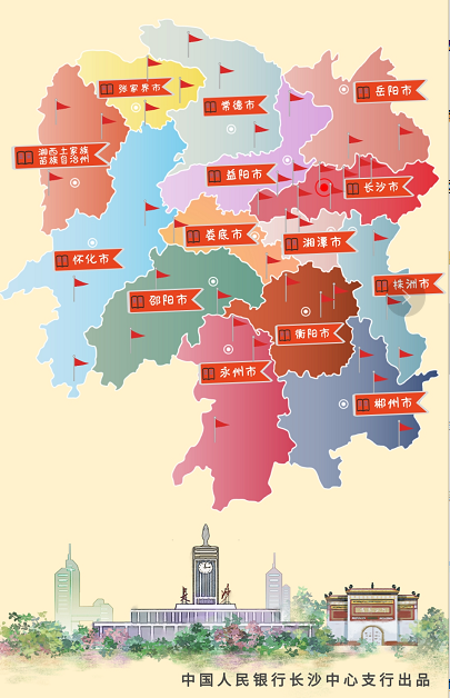 以电子地图的形式全景展示湖南重要党史人物