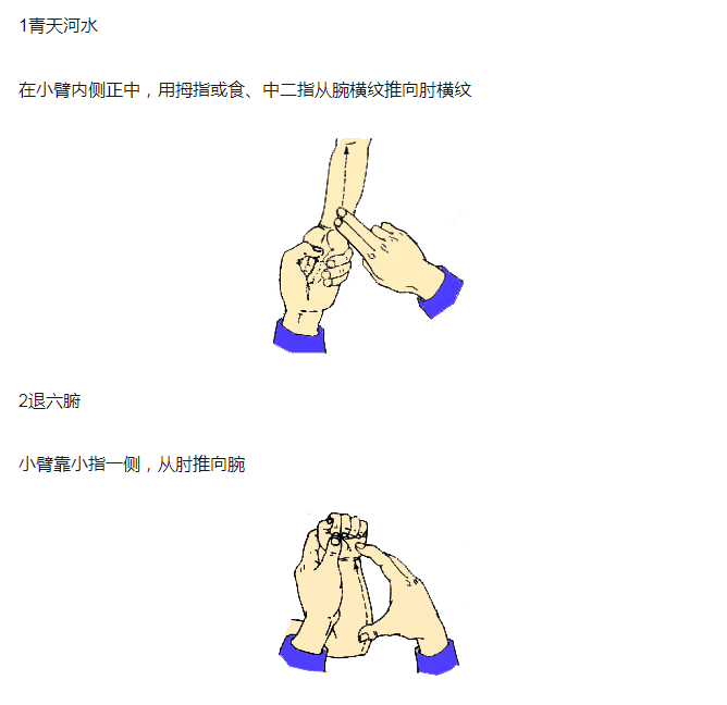育儿经验:宝宝发烧少吃药,中医推拿可退烧