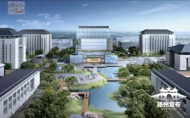 扬州技师学院新校区建设工程新进展17栋建筑全封顶