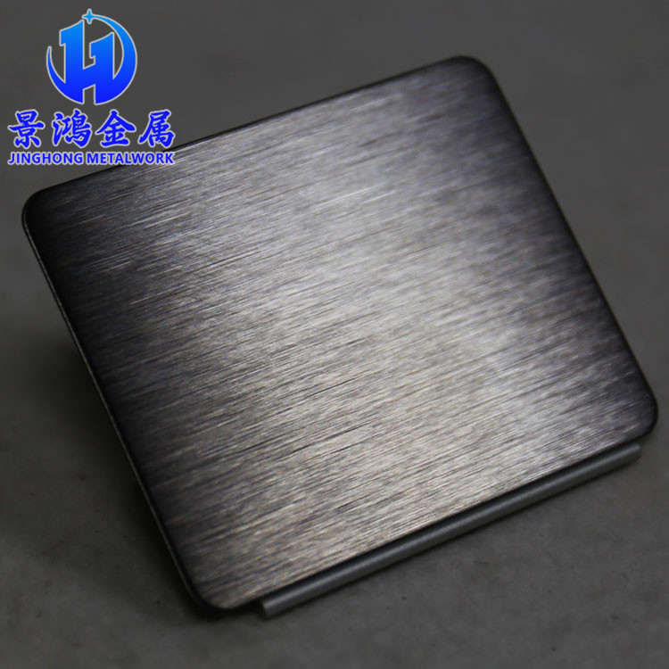 304粗叠纹黑钛金不锈钢板,优质彩色不锈钢板