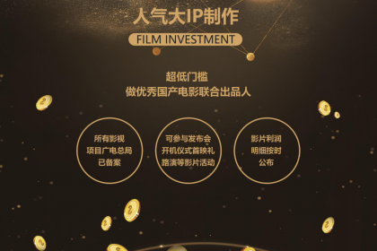 影视招商院线网大优质项目招商出品直招代理