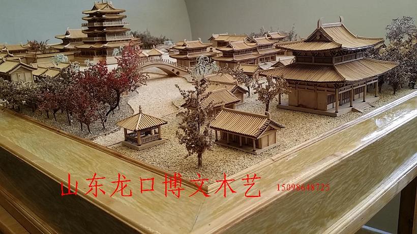 0529-艮岳古代园林博物馆沙盘模型_龙口市博文木艺厂