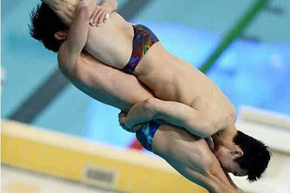 中国梦之队完美收金!菲律宾运动员跳水失败!