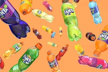 芬达推出世界首款不对称碳酸饮料瓶"扭扭瓶"