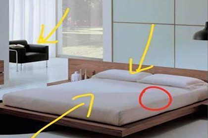 占据了主导地位,因为它是家的最主要的结构,风水上有"横梁压床"的禁忌