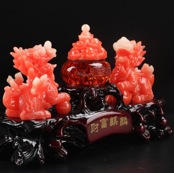 小巧可爱的招财摆件,提升家居意境,带来安静平和