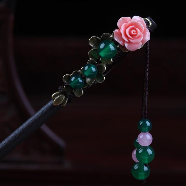 古典温婉,传统发簪,传递东方女性独有的气质与韵味