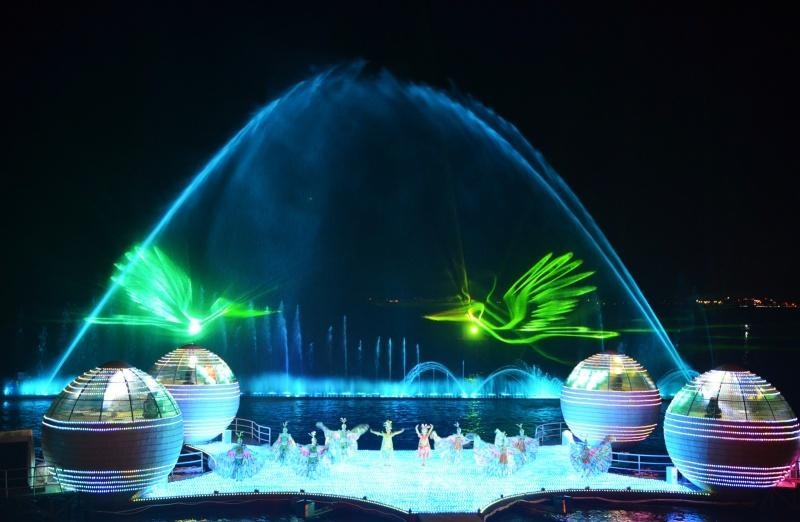 南昌新建激光水幕电影喷泉设计，种类繁多，应用广泛