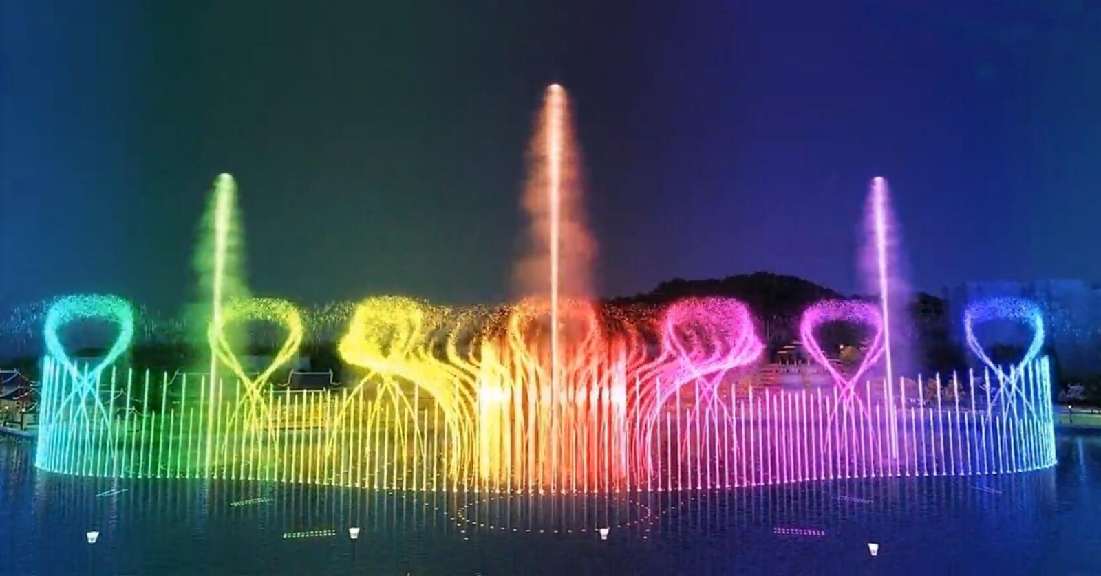 绍兴诸暨市打造喷泉景观，技术为先质量为生信誉为本