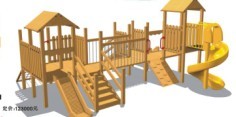 石家庄大型儿童木质滑梯