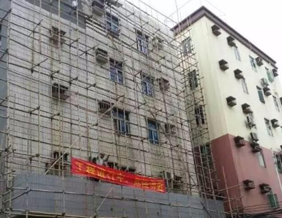 福建外牆工程,泉州工廠外牆翻新,外牆瓷磚翻新