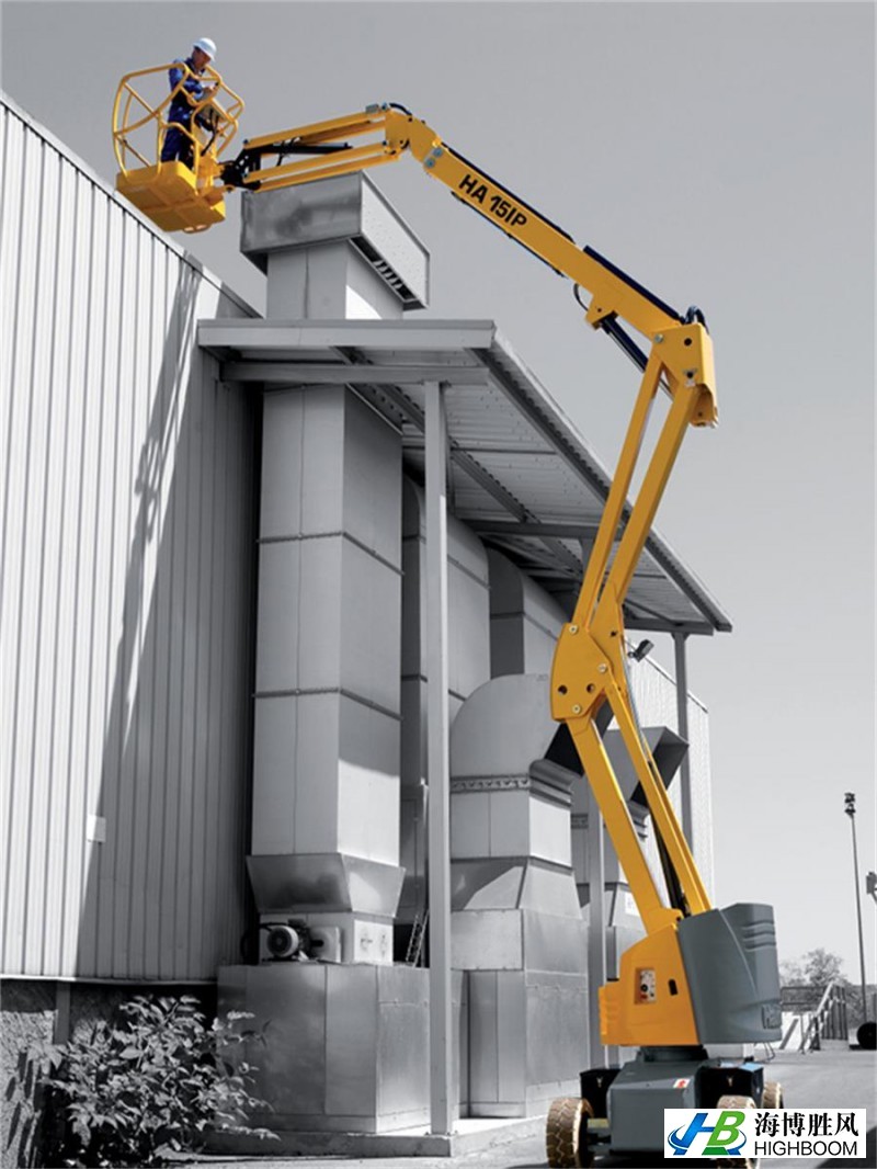 原装进口法国haulotteha15ip电动曲臂式高空作业平台