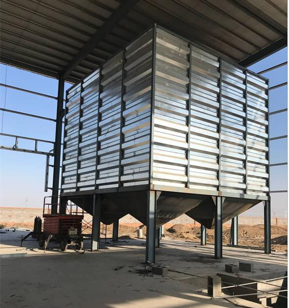 3.检查筒仓的松紧.4.检查门框和相邻的侧板粮食钢板仓价格.5.