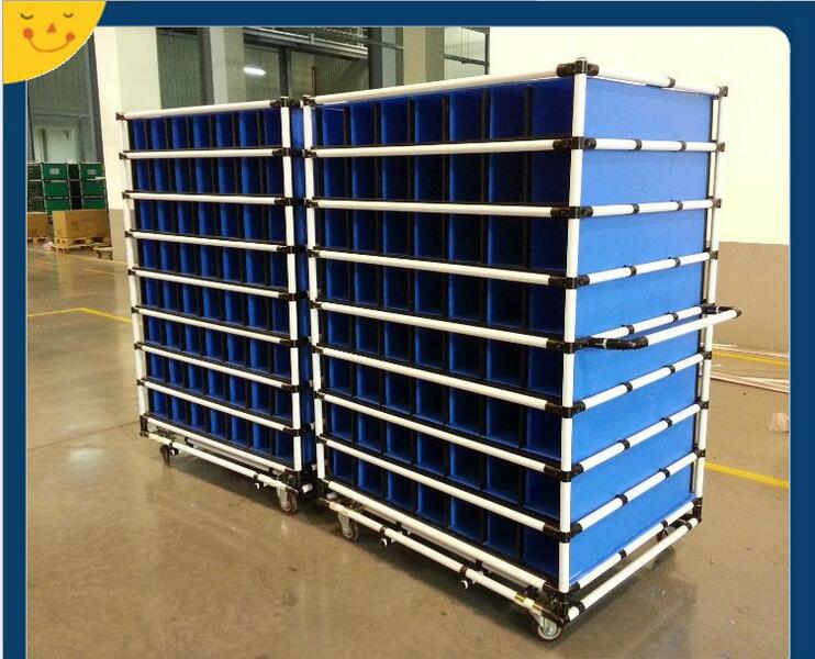 精益管流利式货架线棒复合管流利货架定制不锈钢管货架