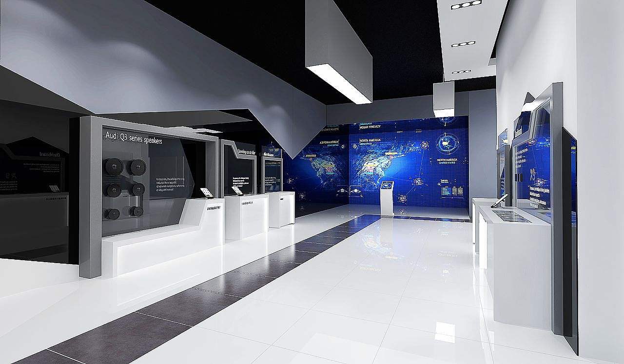 重庆展厅装修效果图,展厅装修公司