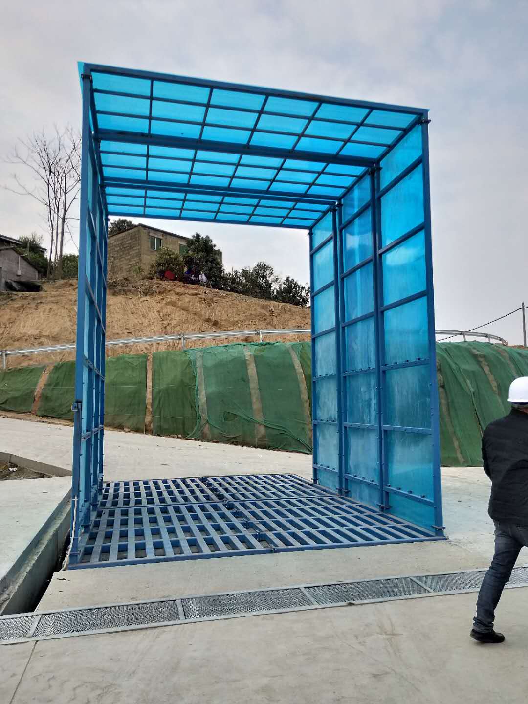 四川南充全自动工地冲洗平台