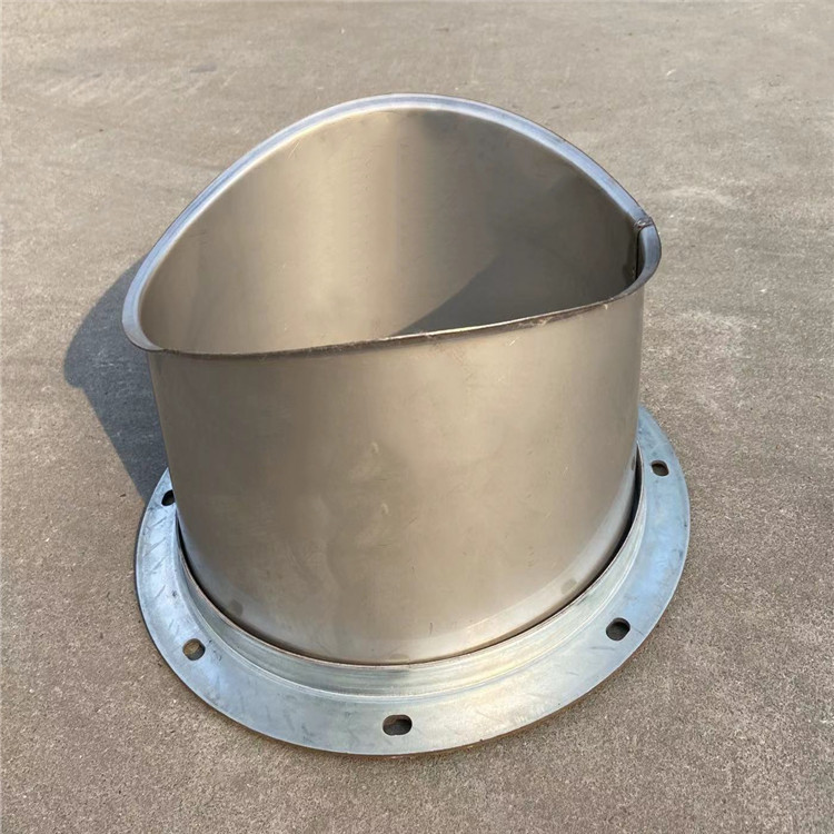 大沥除尘螺旋风管加工厂生产定做圆口风管90度马鞍