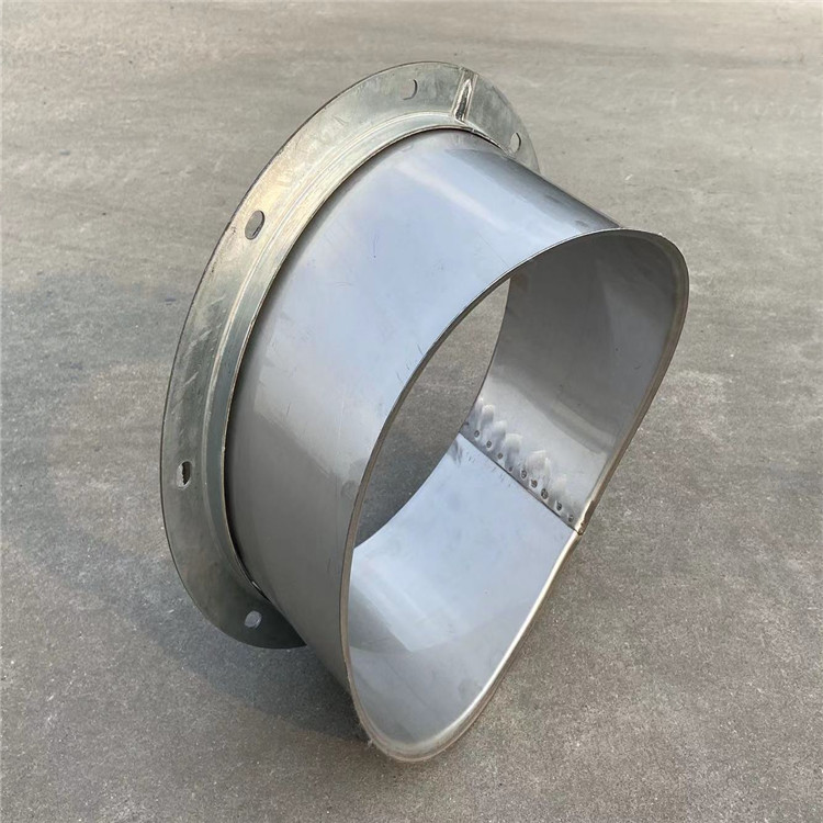 大沥除尘螺旋风管加工厂生产定做圆口风管90度马鞍