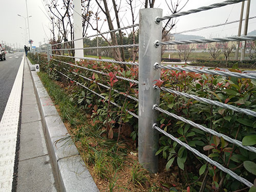 重庆柔性缆索护栏,重庆绳索护栏,重庆a型缆索护栏(六索缆索护栏),重庆