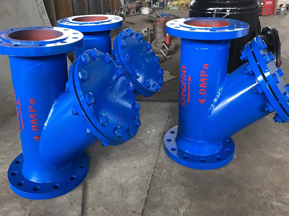 dn100弯曲过滤器焊接型宇成y型过滤器支持定制