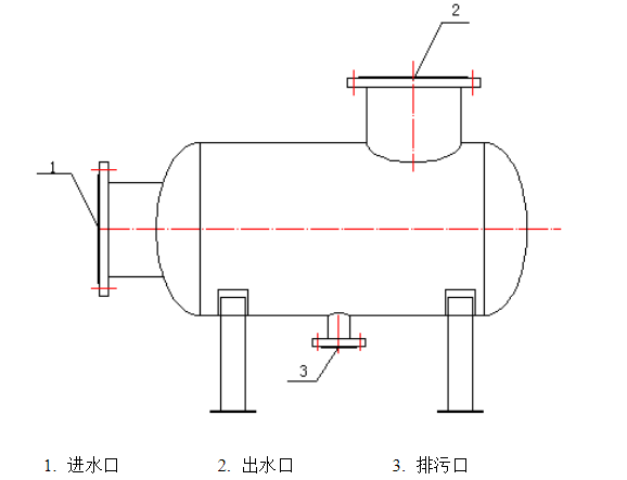 dn400角通除污器宇成卧式角通除污器现货供应