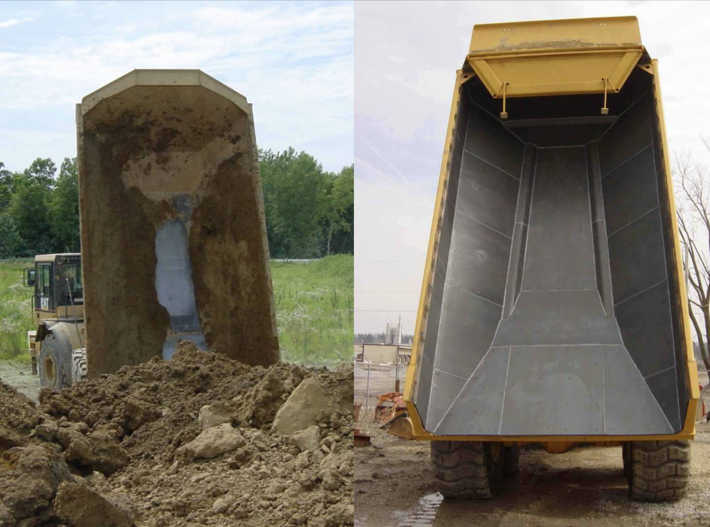 5米6米自卸车滑板不粘土车厢底滑板翻斗车滑板矿山车厢塑料