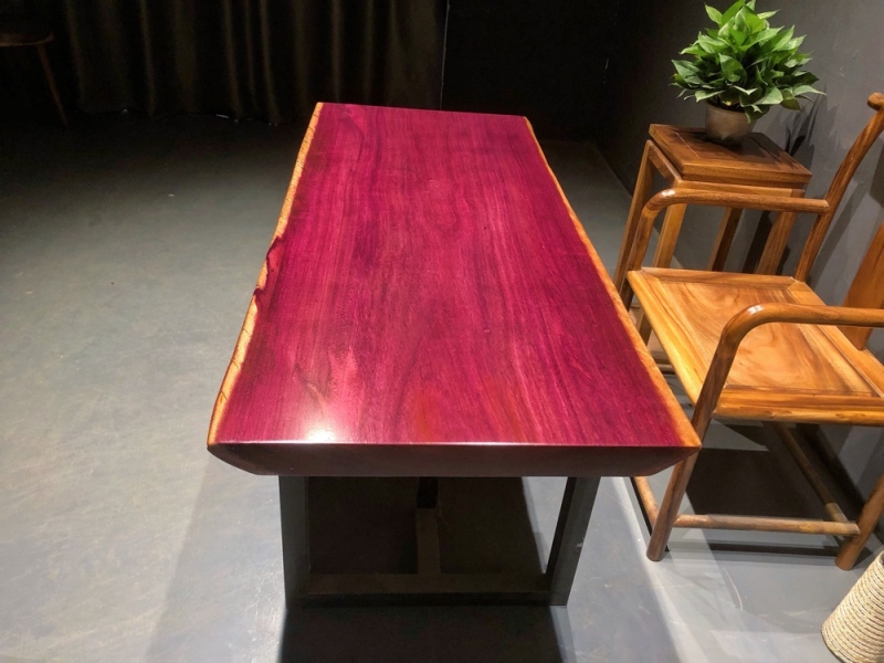 紫罗兰实木大板半方