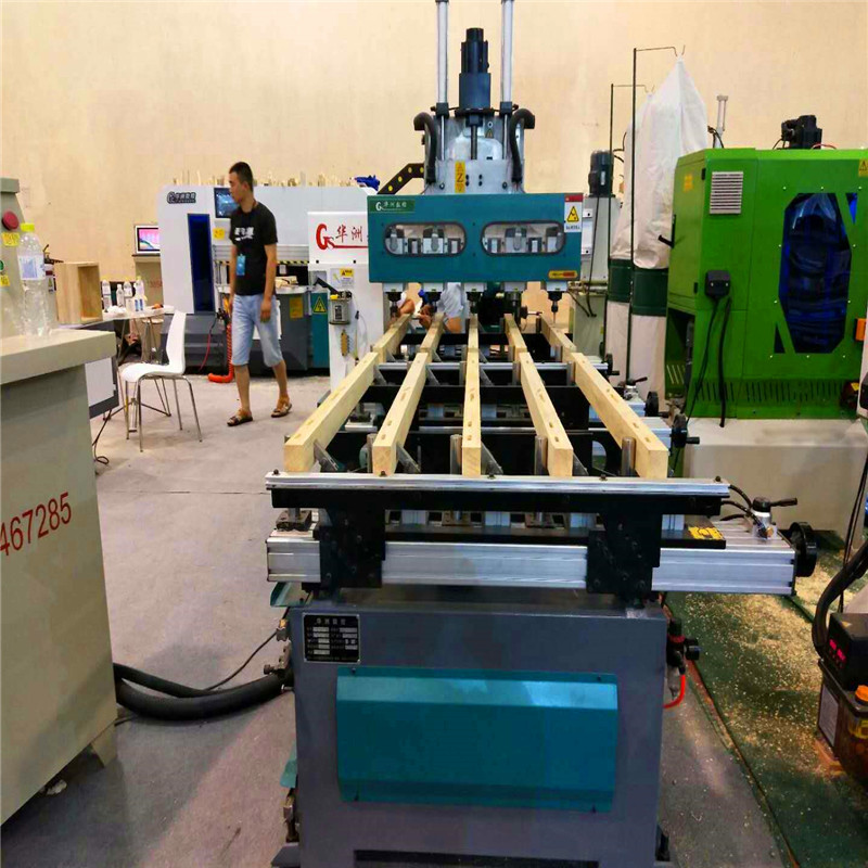 数控榫槽机木工打眼机全自动榫眼机华洲发货速度快