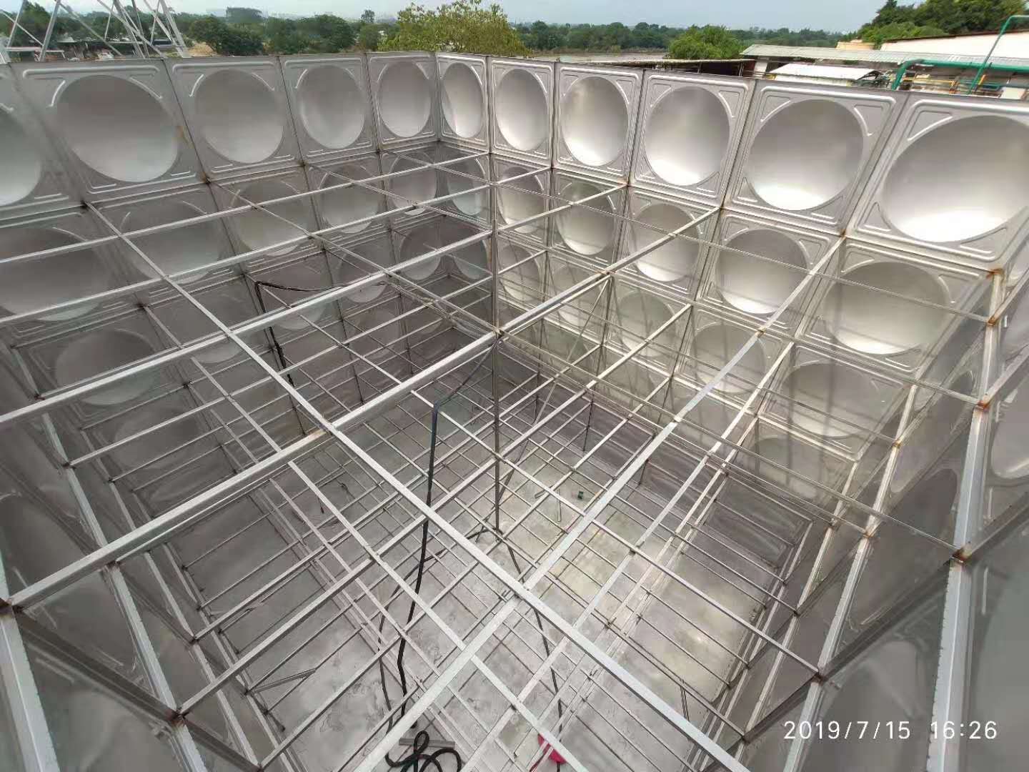 肇庆不锈钢水箱厂家方形消防水箱304焊接保温水箱