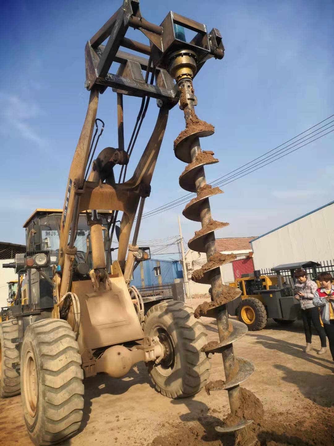 电线杆打孔机钻坑机打坑机直接90深度4米