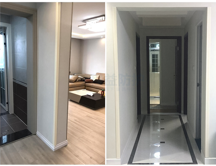 医院pvc防撞护角条酒店养老院阳角线免打孔防撞条铝