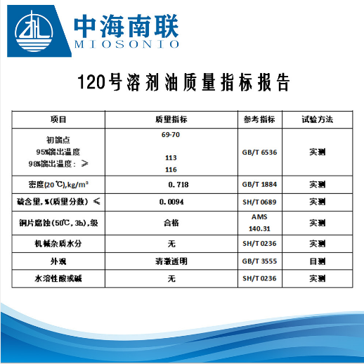 120号溶剂油降价啦,中海南联国标溶剂油质优价廉