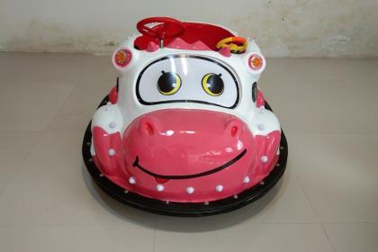 奶牛老虎碰碰车双人儿童电动车