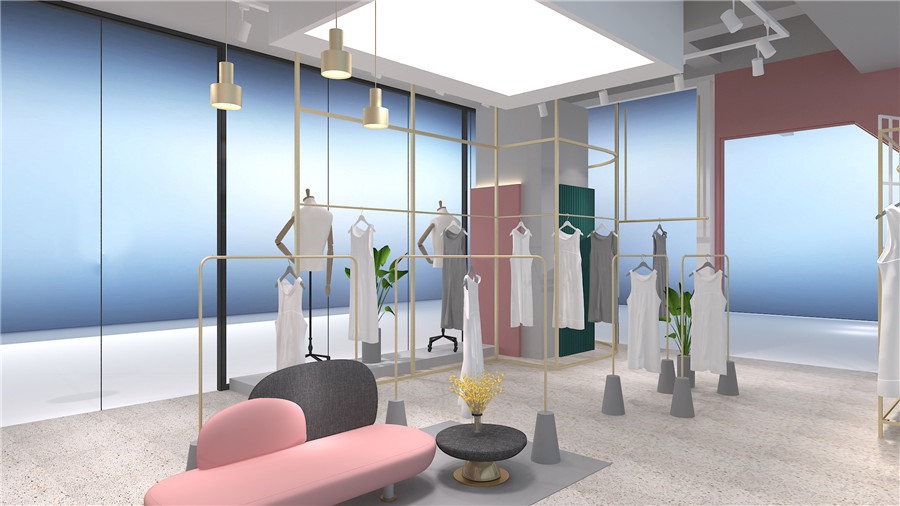 合肥女装店设计,女装店装修效果图,时尚女装店装修技巧
