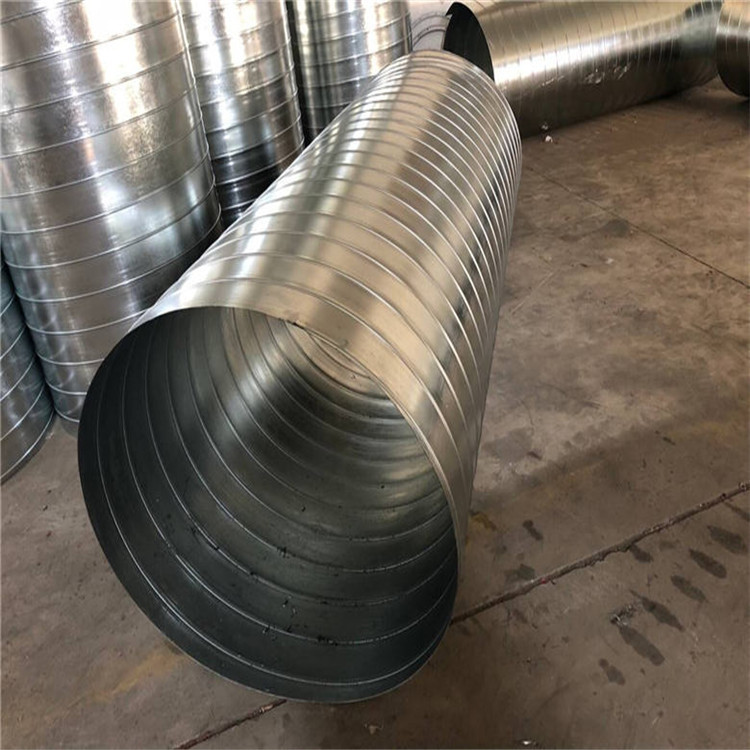 广东定做圆风管,工业环保通风排气螺旋风管品质保证_佛山市瑞通头风