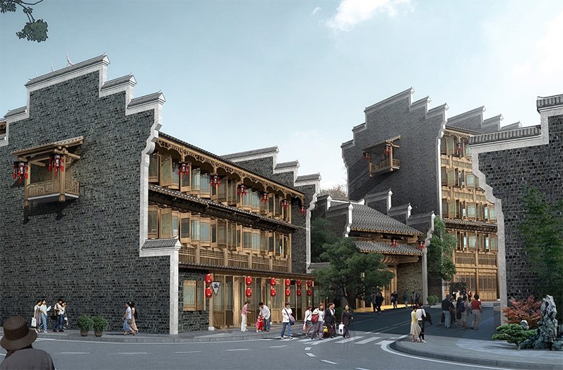 仿古建寺庙效果图规划设计预算施工大冶古建筑施工团队