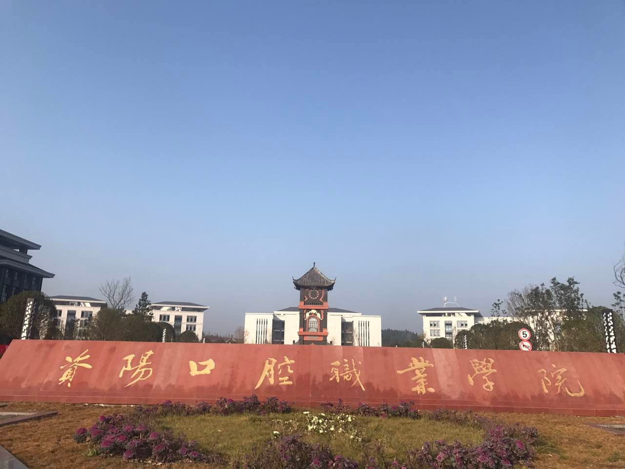 资阳口腔职业学院校门图片