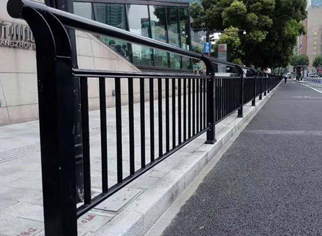 珠海道路快速化改造人行道护栏渔女特色栏杆