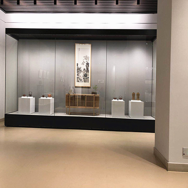 博物馆展柜古董瓷器文物展示柜独立珠宝首饰玻璃柜台产