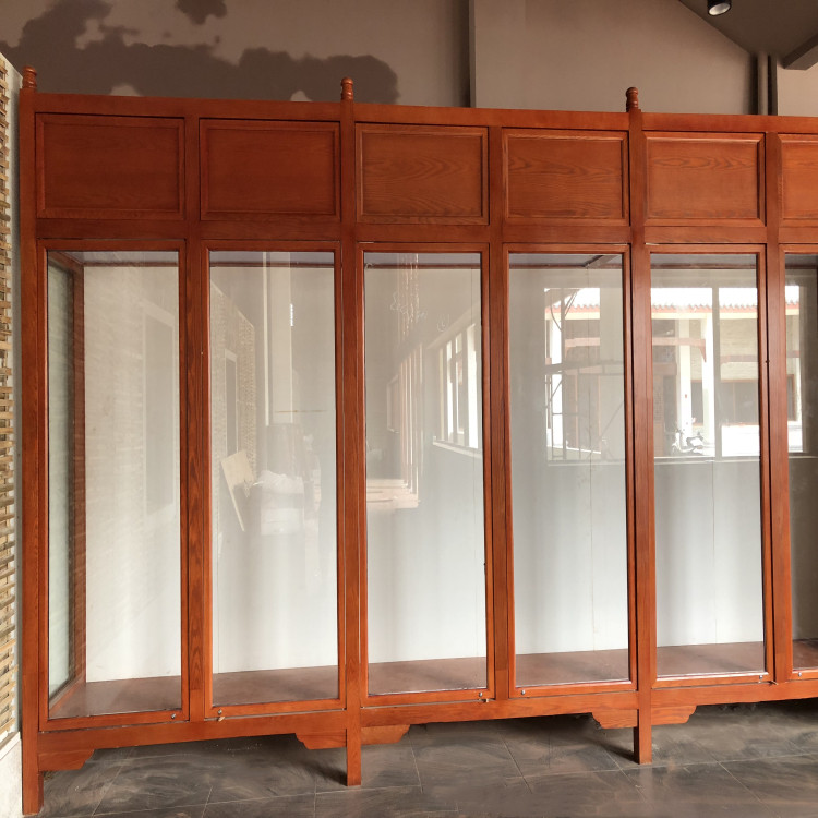 展览馆陈列柜博物馆字画书法展示柜文物书画展柜沿墙柜