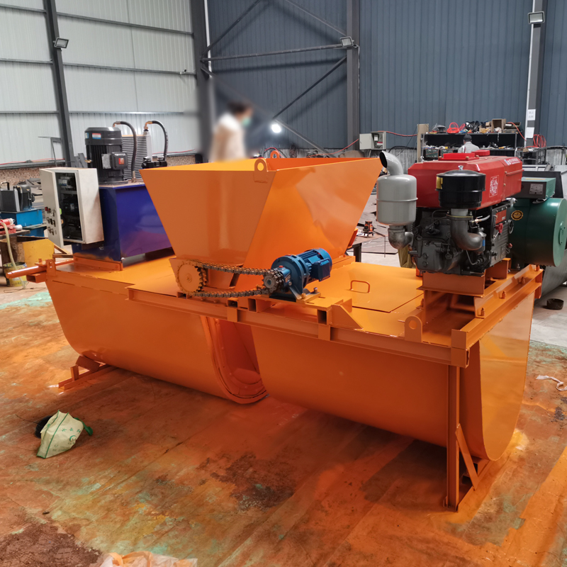 全自动一次成型渠道成型机自走式现浇水渠成型机