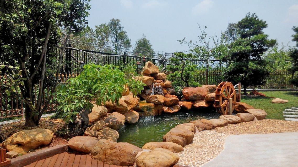 安徽园林造景黄蜡石假山驳岸黄蜡石