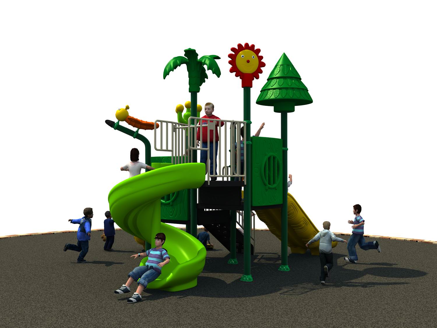 海口儿童滑梯三亚酒店室外滑滑梯海南组合滑梯价格