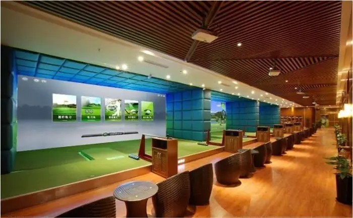 北京西城區室內高爾夫軟包價格，材料質地柔軟，色彩柔和