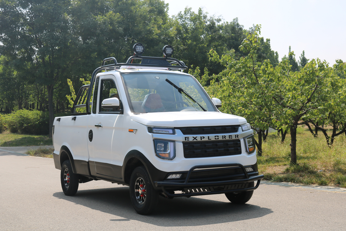 微型拉货大动力电动皮卡车,多功能节能电车