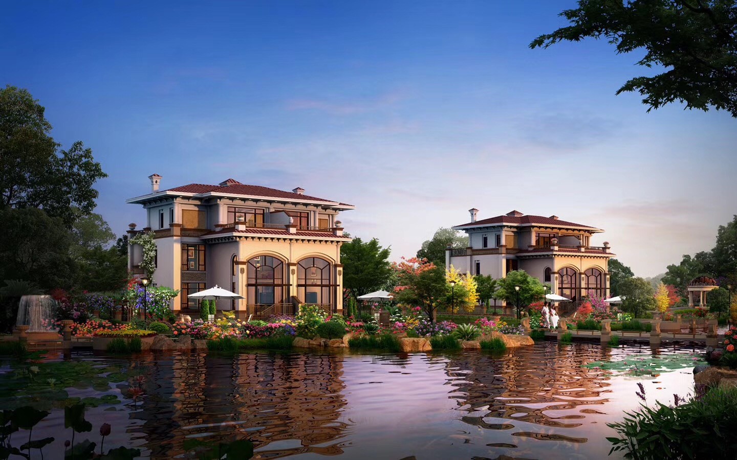 恒大文化旅游城双拼别墅70年大产权地上3层地下2层