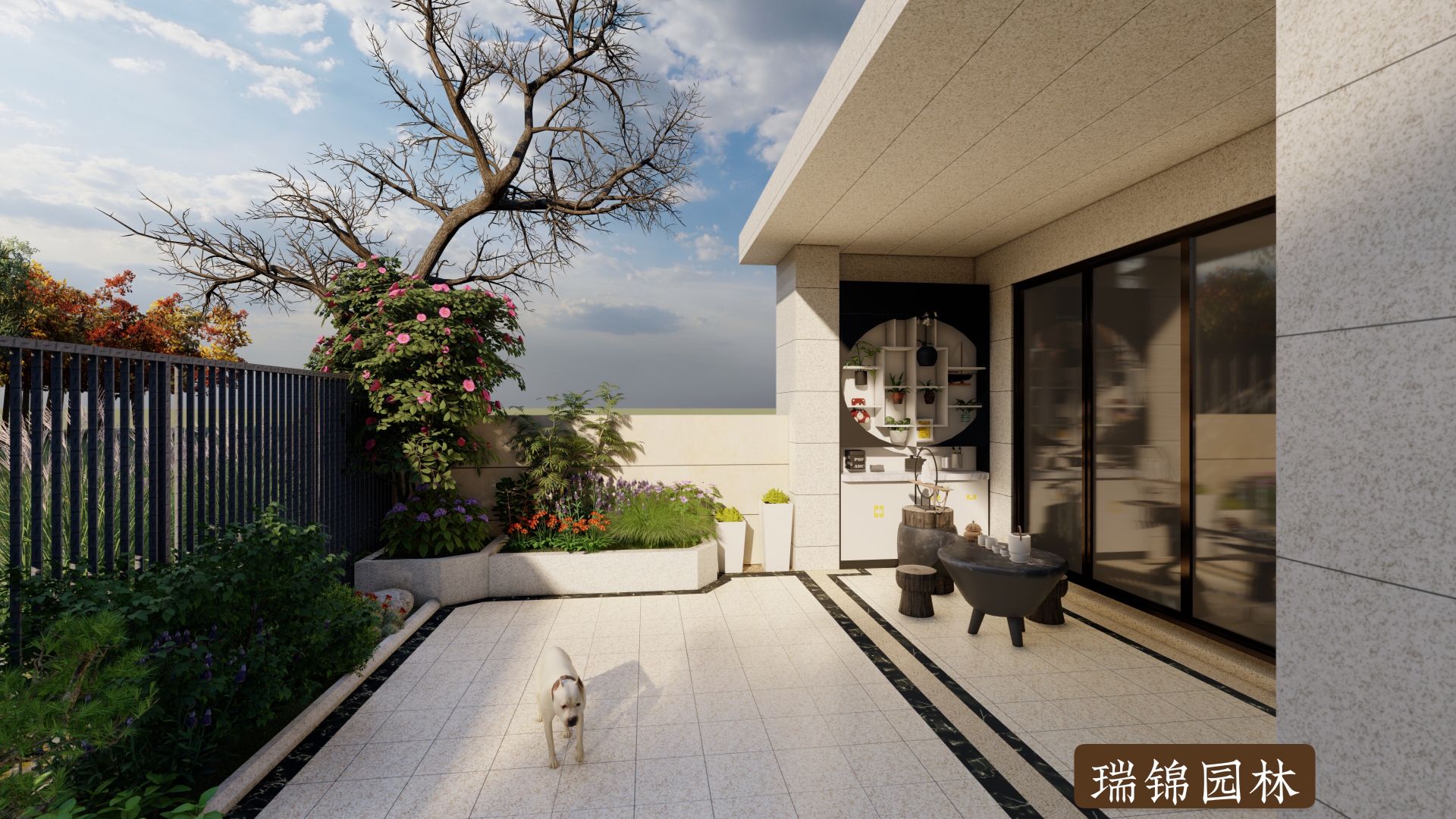 达州南充遂宁德阳花园设计公司自建别墅花园设计私家庭院景观